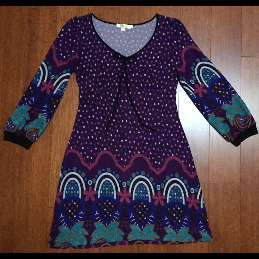 Aryeh Long Sleeve Knit Dress